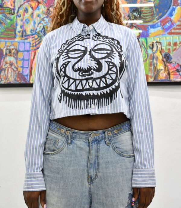 Handpainted crop shirt

Small